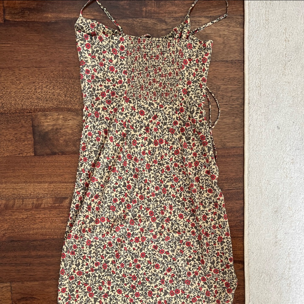 Realisation Par The Alba Dress Dahlia Print Silk Small